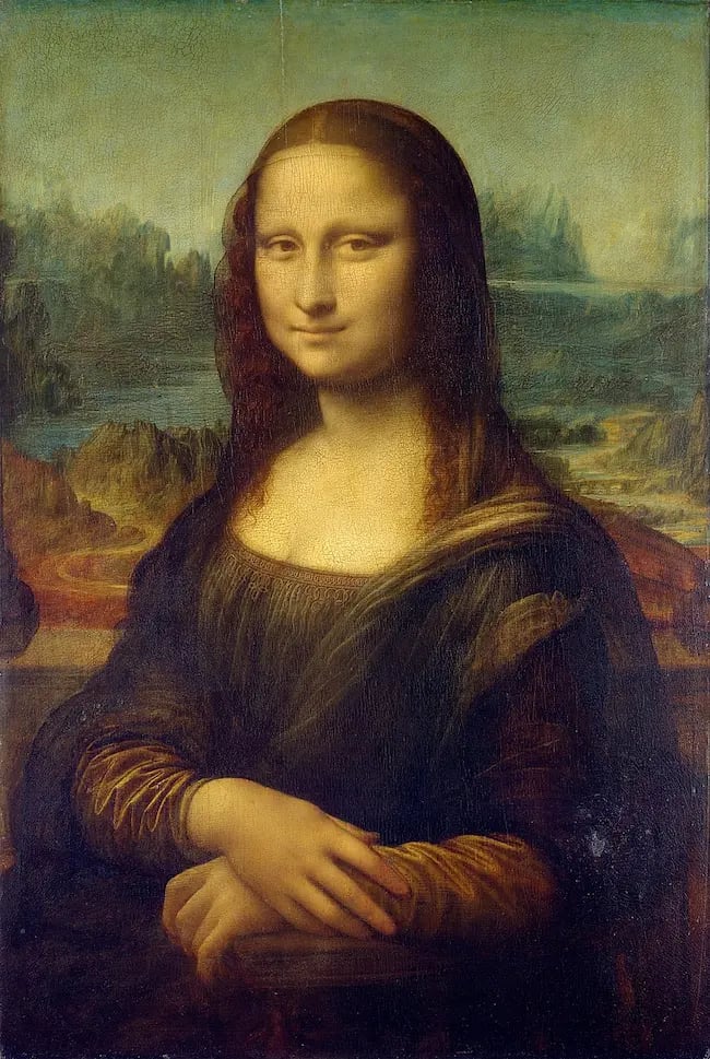 Mona Lisa by Leonardo da Vinci (1503-1507), oil on wood.